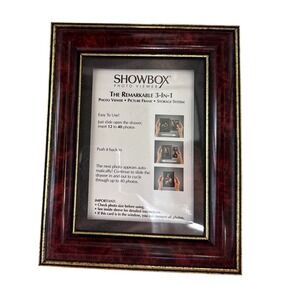 NOS Showbox The Remarkable 3 in 1 Photo Viewer Picture Frame Original Bix Swiss‎